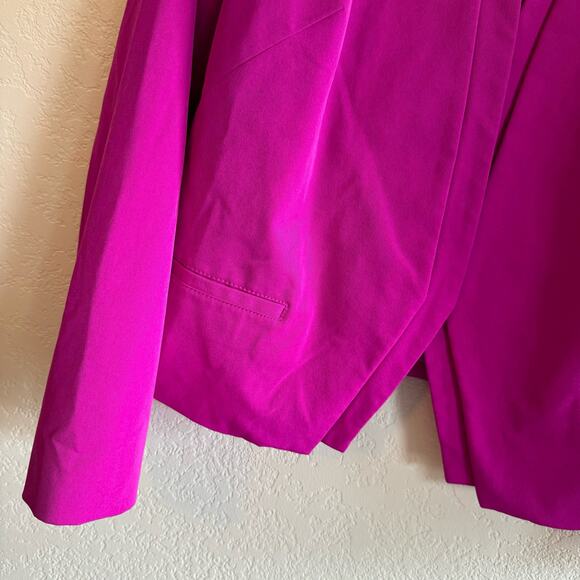 Worthington | bright neon purple blazer size 8 - Picture 4 of 5